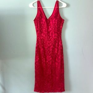 Red Lace Dress